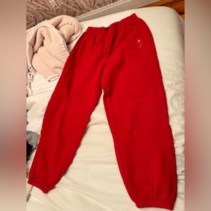 Ksubi women oh g crimson emblazed sweatpants